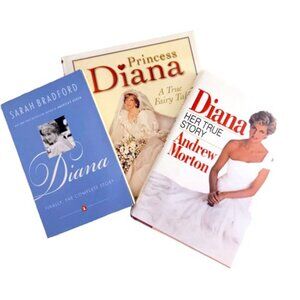 3 Princess Diana Books Her True Story +True Fairy Tale The Complete Story Photos